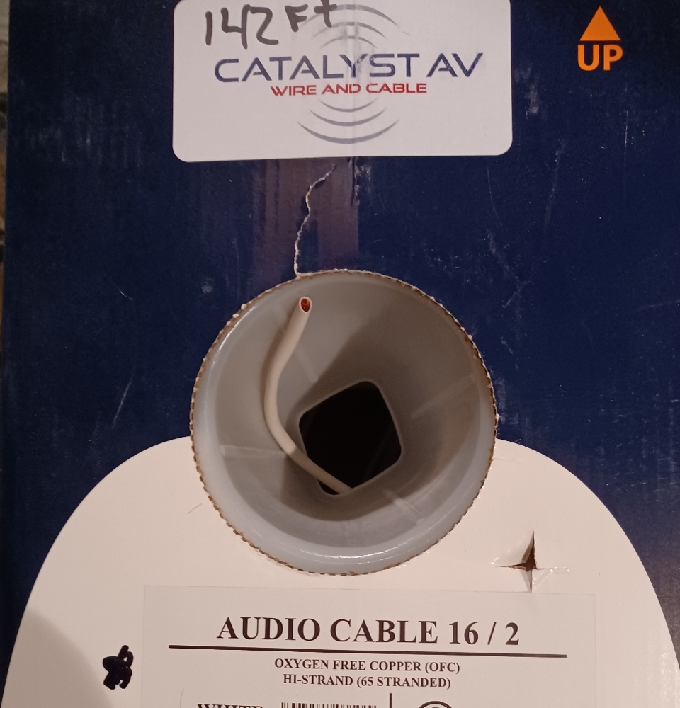 Audio cable 16/2 60'